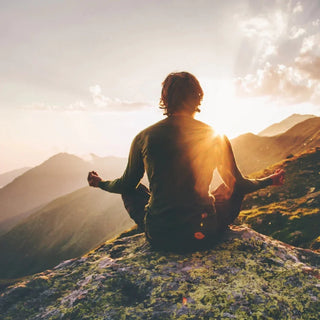 Meditazione Uomo Montagna