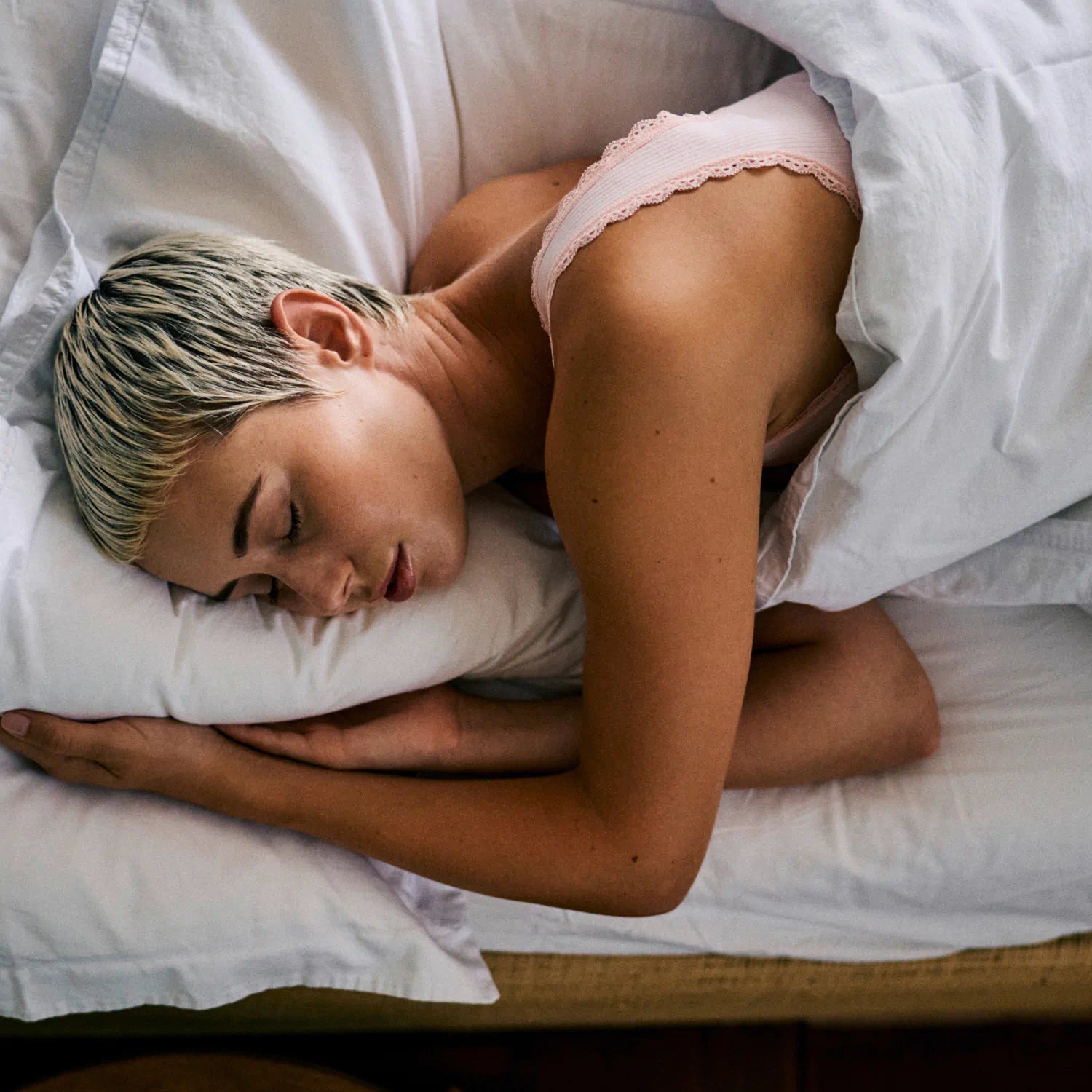 schlafende Frau