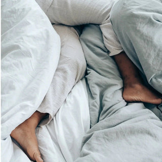 Beine im Bett, Waden