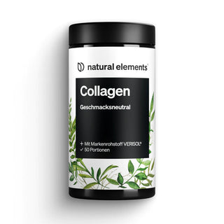 Collagen Pulver von natural elements, Geschmacksneutral, 50 Portionen