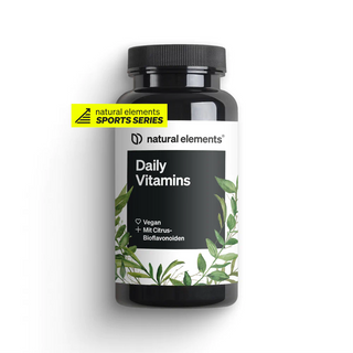 Daily Vitamins von natural elements Vegan + Mit Citrus-Bioflavonoiden SPORTS SERIES