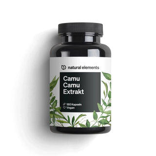 Vitamin C aus Camu Camu Extrakt, 180 Kapseln von NATURAL ELEMENTS, vegan