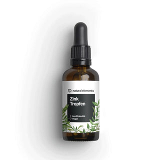 Zink Tropfen von Natural Elements, Zinksulfat, Immunsystem, vegan
