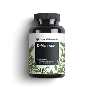 D-Mannose 180 Kapseln, pflanzlich, ohne Gentechnik von natural elements